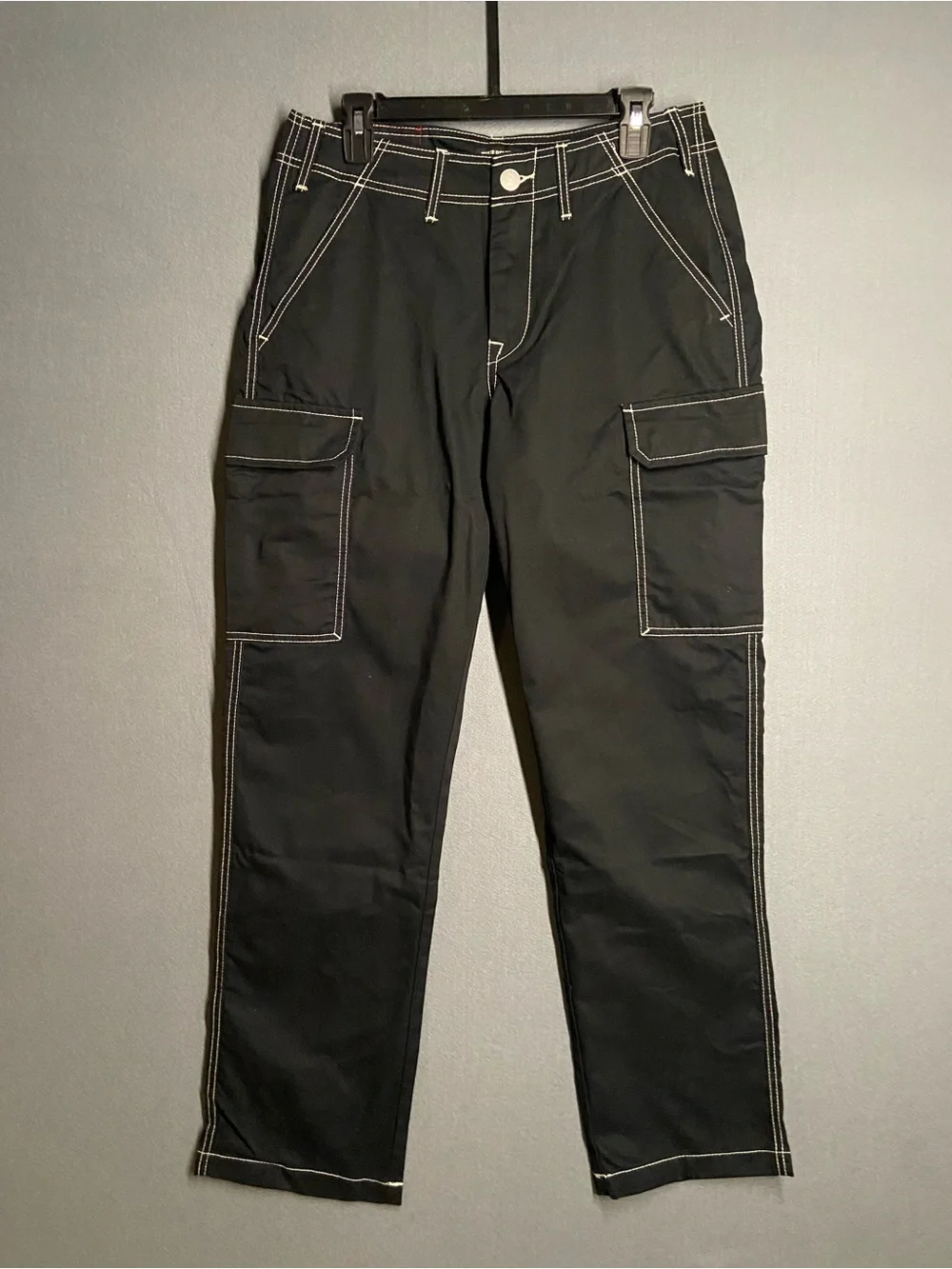 True Religion Black Cargo Pants